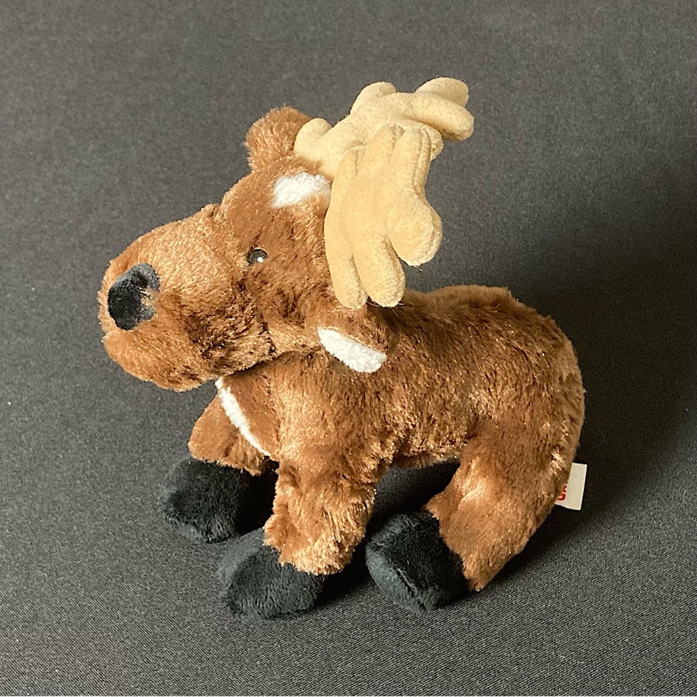 ⭐️ Almost Vintage 2007 Ganz Webkinz Reindeer Plush No Code